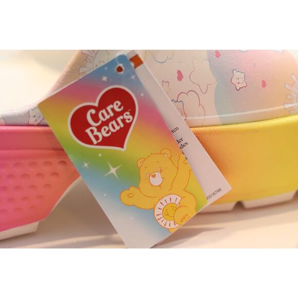 Crocs X Care Bears Platform Stomp Slide Sz 10 - Picture 6 of 6